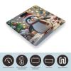 Christmas Funny Penguin Scale for Body Weight Highly Accurate Digital Bathroom Body Scale Digital Body Weight Scale Tempered Glass LCD Display Batteries and Tape Measure view 3