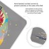 Art Colorful Chicken Scale for Body Weight Highly Accurate Digital Bathroom Body Scale Digital Body Weight Scale Tempered Glass LCD Display Batteries and Tape Measure view 4