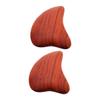 TOVINANNA 2pcs Heart Shaped Scraping Board Gua Sha Tool for Face Body Massage Portable Wood Scraping Massager view 1