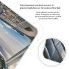 Airplane Cockpit Scale for Body Weight Highly Accurate Digital Bathroom Body Scale Digital Body Weight Scale Tempered Glass LCD Display Batteries and Tape Measure view 4