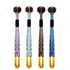 yrlfiot 4 Piece Set of 3 Sided Medium toothbrushes for Adults, Toothbrush Soft Bristle for Comprehensive Care of Teeth and Gums, Suitable for Adults and Youth view 1