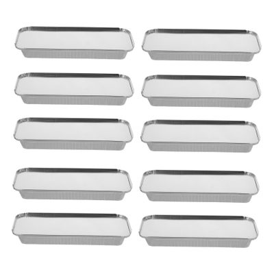 PRETYZOOM Tin Foil Pans with Lids 15 Pack Aluminum Foil Pans Takeout Containers Lids Bbq Grill Accessory Disposable Takeaway Boxes