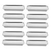PRETYZOOM Tin Foil Pans with Lids 15 Pack Aluminum Foil Pans Takeout Containers Lids Bbq Grill Accessory Disposable Takeaway Boxes view 1