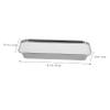 PRETYZOOM Tin Foil Pans with Lids 15 Pack Aluminum Foil Pans Takeout Containers Lids Bbq Grill Accessory Disposable Takeaway Boxes view 2