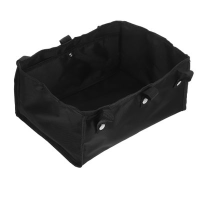 ORFOFE Walker Storage Bag Hanging Pouch Compact Folding Underseat for Large Capacity Accessory Organizer Black