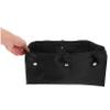 ORFOFE Walker Storage Bag Hanging Pouch Compact Folding Underseat for Large Capacity Accessory Organizer Black view 3