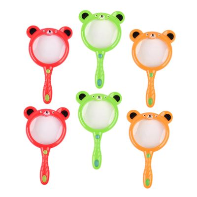 UTHCLO 6pcs Handheld Magnifying Glass Lightweight and Durable Magnifiers for Reading Exploration and Fine Detail Viewing Random Colors