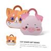 SEWOART 10pcs Foldable Paper Cat Treat Boxes for Baby Shower Parties view 3