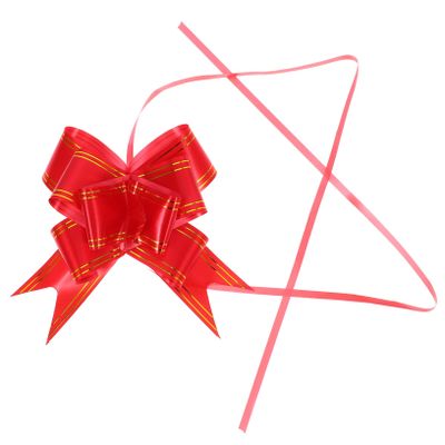 GOOHOCHY 100pcs Edged Pull Bows for Weddings and Parties Decorative Pull Bows for Wrapping Floral Arrangements and Event Decorations