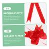 GOOHOCHY 100pcs Edged Pull Bows for Weddings and Parties Decorative Pull Bows for Wrapping Floral Arrangements and Event Decorations view 3