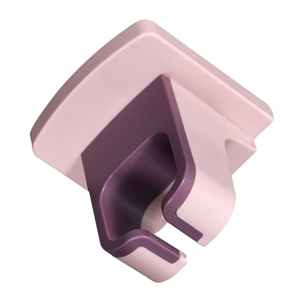 Wall Mount Hair Dryer Holder Storage Rack for Bathroom, Pink