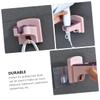 Wall Mount Hair Dryer Holder Storage Rack for Bathroom, Pink view 2