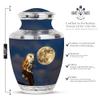 Jagasy Barn Owl Cremation Urns for Adult Ashes Male & Female - Decorative Urns for Adults Mom & Dad - 1 Large & 2 Small view 2