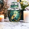 Jagasy Barn Owl Small Cremation Urn for Grandparents - Funeral Large Urn for Ashes - Funeral Ash Keepsake - 1 Large, 1 Small view 4