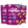HighKey Low Sugar Blueberry Muffins - 2oz Low Carb Keto Snack 3-Pack, Gluten Free Mini Muffins with Oat Fiber, Healthy Sweet Breakfast or Dessert view 1