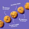 HighKey Low Sugar Blueberry Muffins - 2oz Low Carb Keto Snack 3-Pack, Gluten Free Mini Muffins with Oat Fiber, Healthy Sweet Breakfast or Dessert view 2