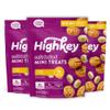 HighKey Low Sugar Banana Muffins - 2oz Low Carb Keto Snack 3-Pack, Gluten Free Mini Muffins with Oat Fiber, Healthy Sweet Breakfast or Dessert view 1
