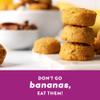 HighKey Low Sugar Banana Muffins - 2oz Low Carb Keto Snack 3-Pack, Gluten Free Mini Muffins with Oat Fiber, Healthy Sweet Breakfast or Dessert view 3