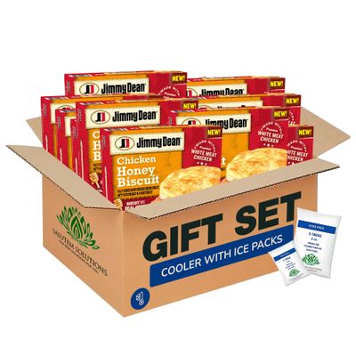 Salutem Vita Chicken Biscuit Breakfast Sandwiches, Protein-Packed Snack, Ready-to-Eat Meal, Gift Set Pack of 12