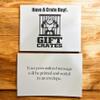 Beef Jerky Gift Crate, Eight Awesome Assortments of Jerky, A great gift for everyone, Sealed in a Wooden Crate with a Crowbar to open, Fun to open. view 3