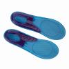 Keenso Soft Silicone Sports Insoles Anti Shock Shoe Pads - Skinfriendly Foot Protector for Daily Use, Running - Blue, Size S (S 33-37) view 1