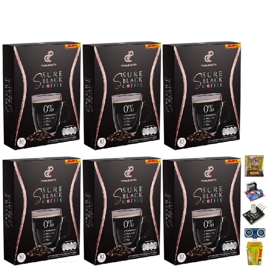 10 Sachets/Box(150g) Intense Delicious Much Mellow S Sure Black Coffee Instant Arabica Roasted Mix Set 6 No0992892896 By Beautygoodshop [Get Free For You Beauty Gifts]