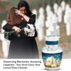 JAGSHASHI Angel Keepsake Funeral Urns for Human Ashes Adult Man - Small Burial Urn for Mom & Dad - Human Urn for Ashes Adult Male & Female - Cremation Urns - 3 Inch Set of 4 view 4