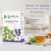 Merja Herbs Harmony Tea [250g] Caffeine-Free, Stress Relief & Memory Boost | 100% Natural Leaves Support Sleep | Herbal Teas & Beverages, Pack of 1 view 4