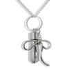 Bow Urn Necklace Jewelry -Ashes Necklace Jewelry Bow Cremation Necklace Jewelry - Memorial Jewelry,Memorial Keepsake view 1