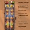 9 Modes and 9 Adjustable Force Electric Heated Massage Chair Back Pad for Neck Back Lumbar Leg Calf Muscle Relaxation,Full Body Massage Mat with Heat 20 Neck Shiatsu Kneading Massage Heads view 4