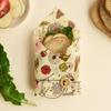 Bee's Wrap Vegan Beeswax Wraps for Food - 3 Pack of Assorted Beeswax Wraps - 2 Medium & Sandwich Wrap - Plastic Free Made in USA Reusable Natural Food Wrap - Meadow Magic view 3