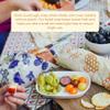 Bee's Wrap Beeswax Wraps for Bread - Beeswax Bread Wrap for Sourdough & Bread Storage - Plastic Free Made in USA Reusable Natural Food Wrap - Bees & Bears view 3