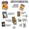 Tapcraft Scotch Whiskey Recipe Kit Islay Style 100% Malt Heavy Peat Smoke Flavor Includes Peated Malt, LME, Barley, Yeast, Nutrients, Oak Chips & Instructions All-Grain + Extract Home Distilling Ki view 3