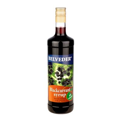 Belveder Syrup, 33.8 fl oz (Large, Blackcurrant)