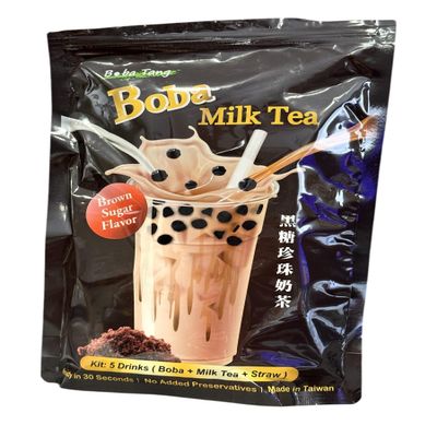 Milk Tea Group (1 PACK, BROWN SUGAR BOBA)