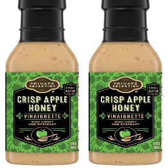 Crisp Apple Honey Vinaigrette Salad Dressing (Pack Of 2 Bottles, 12 fl oz. Each)