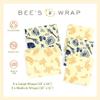 Bee's Wrap Beeswax Wraps for Food - Assorted 5 Pack of Beeswax Wraps - 2 Large & 3 Medium Wrap - Plastic Free Made in USA Reusable Natural Food Wrap - Honeycomb & Bees + Bears view 4