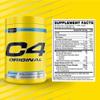 C4 Original Pre Workout Pre-Workout for Endurance, Focus & Performance with 200mg Caffeine, Beta-Alanine, Creatine Nitrate, L-Arginine & PeptiPump Sugar Free, 50 Servings, ICY Blue Razz view 2