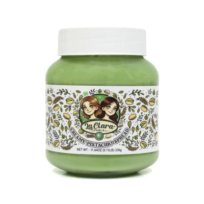 Creamy Pistachio Spread, Spreadable Pistachio Cream, 11.64 oz (330g)
