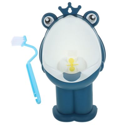 Toyvian 1set Boys Pee Urinal Training Potty Cartoon Design Urinal for Toddlers Easy to Clean Removable Bowl Fun Rotating Water Wheel Wall-Mounted for Boys Deep Sea