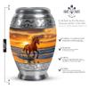 Horse Urn for Ashes Adult Male - Mini Cremation Urns for Human Ashes Adult Female - Large Urns for Human - Small Urn for Human Remains (Size - 10inch 1Pcs, 3inch 2Pcs) view 2