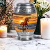 Horse Urn for Ashes Adult Male - Mini Cremation Urns for Human Ashes Adult Female - Large Urns for Human - Small Urn for Human Remains (Size - 10inch 1Pcs, 3inch 2Pcs) view 4