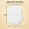 Swearx Underarm Sweat Pads for Women & Men Disposable Armpit Sweat Pads, Dress Shields & Sweat Guards, Helps with Hyperhidrosis, Odor Absorbing, Adhesive, Unscented, 64 Ct (32 Pairs) view 3