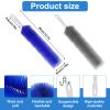 2 Pcs Cobweb Duster, Bendable Fan Cleaner Brushes Set Reusable, Plastic Microfiber Duster for Air Conditioning Shutters,Ceiling Fan, Blades, Curtains,Air Vents(BlueGray) view 2