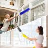 2 Pcs Cobweb Duster, Bendable Fan Cleaner Brushes Set Reusable, Plastic Microfiber Duster for Air Conditioning Shutters,Ceiling Fan, Blades, Curtains,Air Vents(BlueGray) view 4