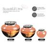 Casketique Golden Gate Bridge Cremation Urns for Adult Ashes Women - Large Sunset Burial Urns for Adult Man - Memorial Funeral Gift - 10 Inch view 2