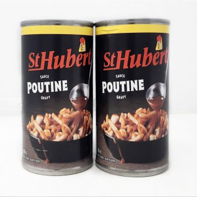 2 Pack of Gravy Imported From Canada 398ml 14.5oz Cans St Huberts Homestyle Sauce (Poutine Gravy)