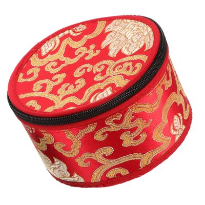 CIMAXIC 1pc Sound Bowl Case Handmade Embroidered Storage Bag for Singing Bowls and Convenient for Meditation and Random Diameter