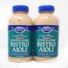 2 Pack of Signature Savory 13oz Bottles Silver Spring Aioli and Sauces Family Owned Since 1929 (Zesty Horseradish Bistro Aioli) view 1