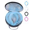 2Pack Neck Cooling Tubes with Insulated Cooler Bag - Reusable Ice Neck Cooler for Hot Weather, Hands Free Cooling Ring, Chill Relief for Men & Women, Outdoor, Indoor, Sports, Travel (Blue*2, Large) view 1